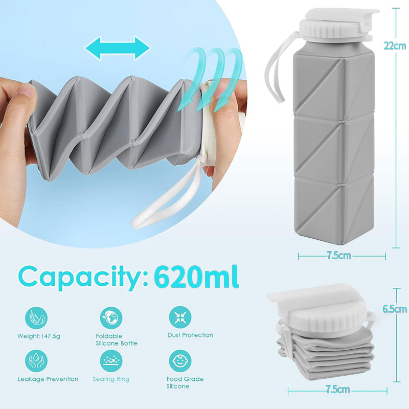 620 ml zusammenklappbarer Wass – Water Bag Collapsible Bewertung und Preis