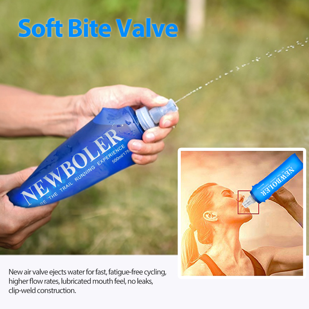750ml Wasser flasche TPU faltb – Water Bag Collapsible Bewertung und Preis
